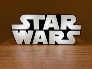 Star Wars Logo Light Wall Mountable and Freestanding Paladone Official Licensed